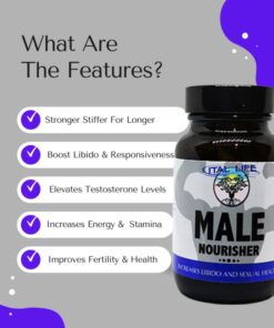 Vitalman Formula Herbal Capsules | Natural Male Vitality & Reproductive Support, Plant-Based Men's Wellness Formula - Image 4