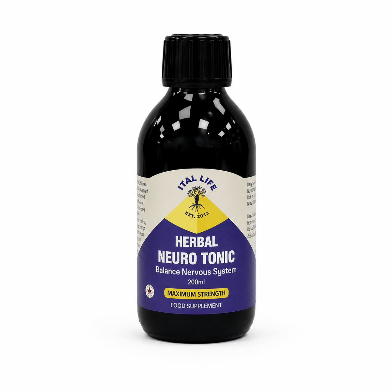 Neuro Tonic Herbal Supplement | Natural Nervous System Support,
