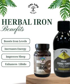 Alternative view of Herbal Iron Combo Pack | Natural Blood, Iron, Energy & Circulation Support