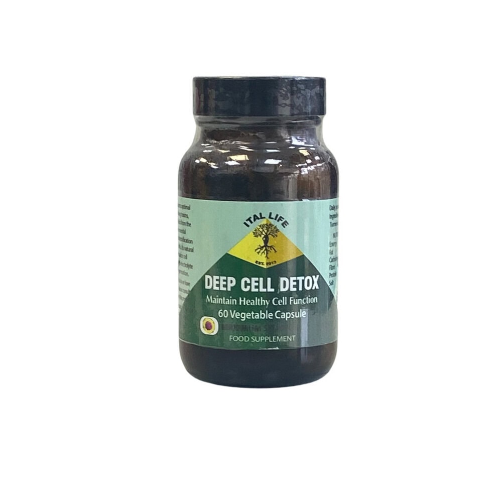Deep Cell Detox Herbal Capsules | Natural Cellular Detox & Energy Formula.