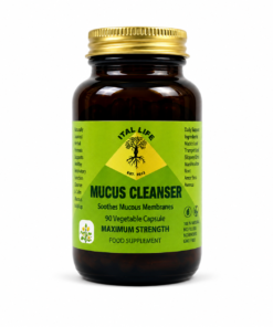 Mucus Cleanser Herbal Capsules, Natural Respiratory & Lung Support.