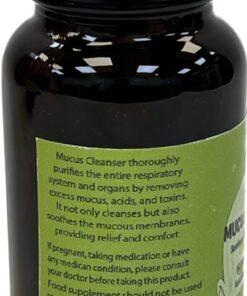 Mucus Cleanser Herbal Capsules, Natural Respiratory & Lung Support. - Image 3