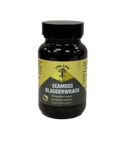 Sea Moss & Bladderwrack Herbal Capsules | Natural Mineral & Thyroid Support Wellness Formula