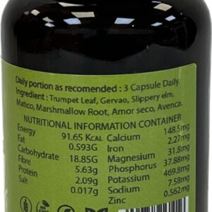 Alternative view of Mucus Cleanser Supplement V.caps - Removes Mucus & Acids. 