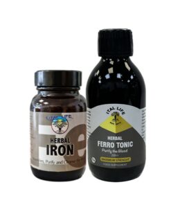 Herbal Iron Combo Pack | Natural Blood, Iron, Energy & Circulation Support