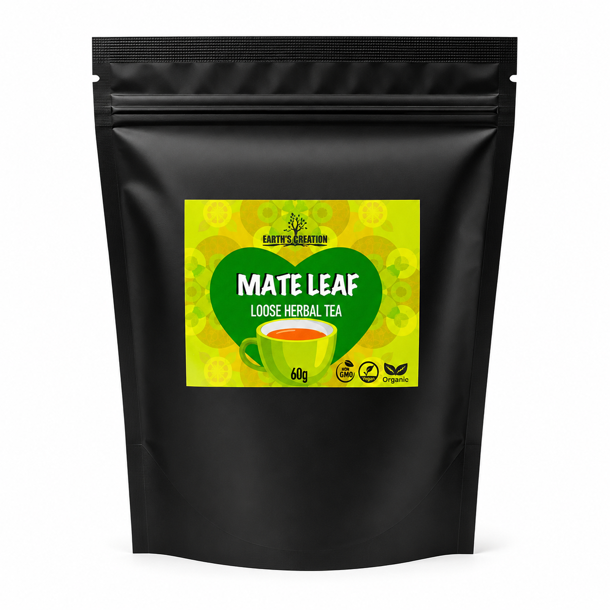 Organic Yerba Mate Loose Leaf Tea | Natural Energy & Focus Herbal Tea |