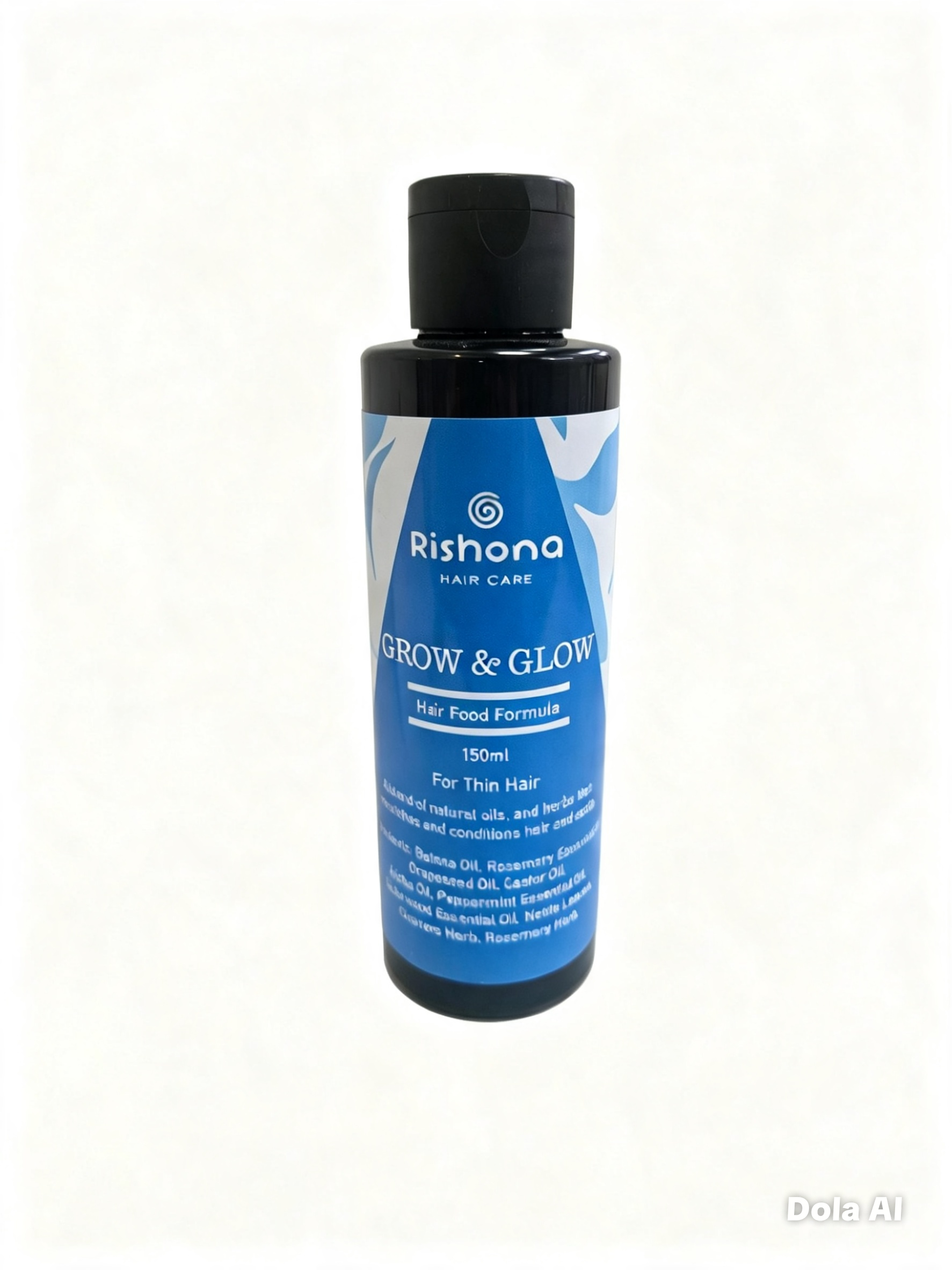 Grow & Glow Hair Food botanical oil for thin hair