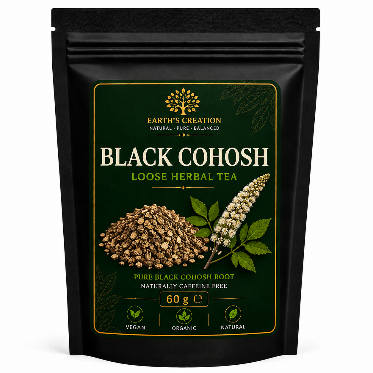Black Cohosh Root Actaea racemosa traditional herbal root