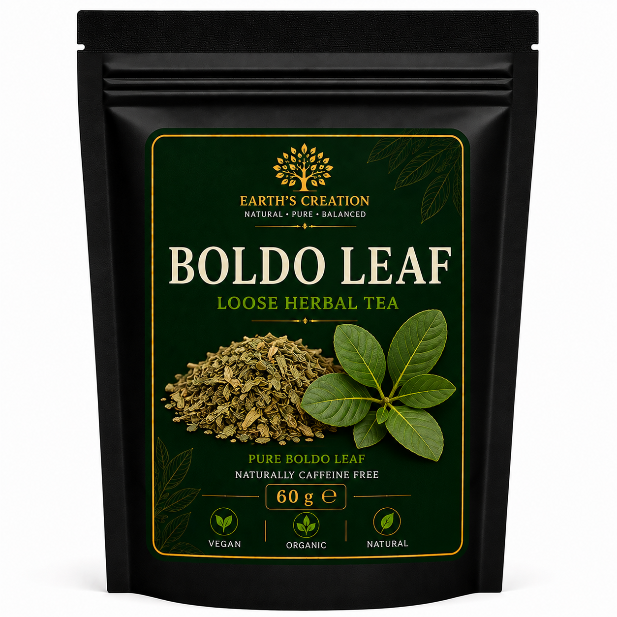 Boldo Leaf Peumus boldus traditional dried herb
