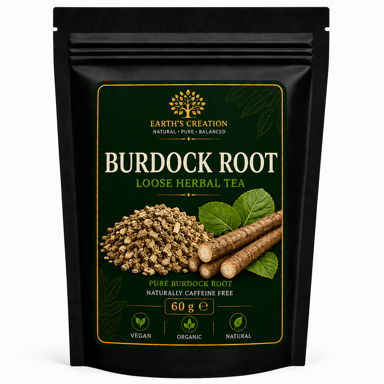 Burdock Root Arctium lappa traditional dried herbal root