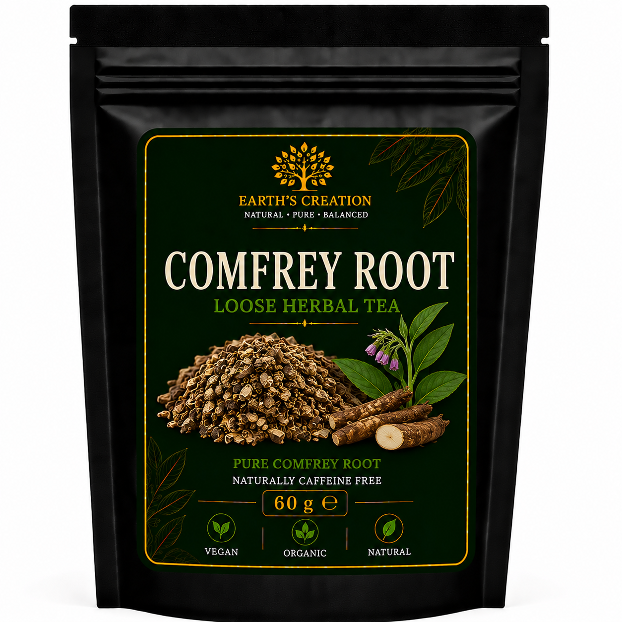 Comfrey Root Symphytum officinale traditional dried root