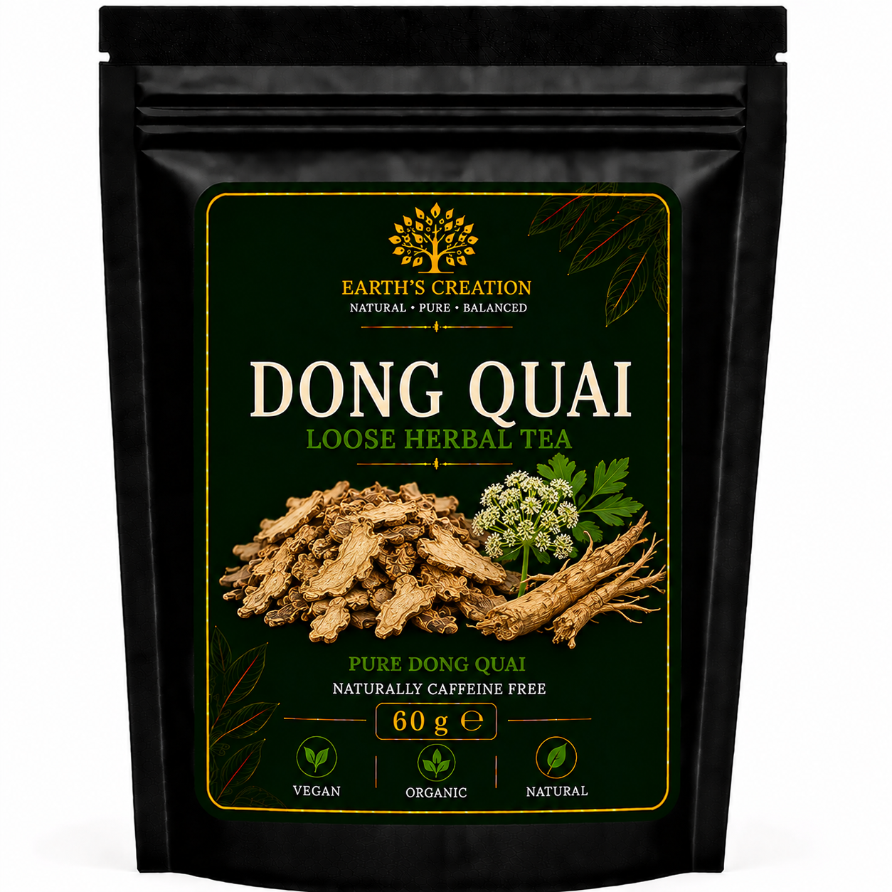 Dong Quai Angelica sinensis traditional dried herbal root