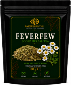 Feverfew Herb Tanacetum parthenium traditional dried herb