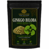 Ginkgo Biloba traditional dried herbal leaf