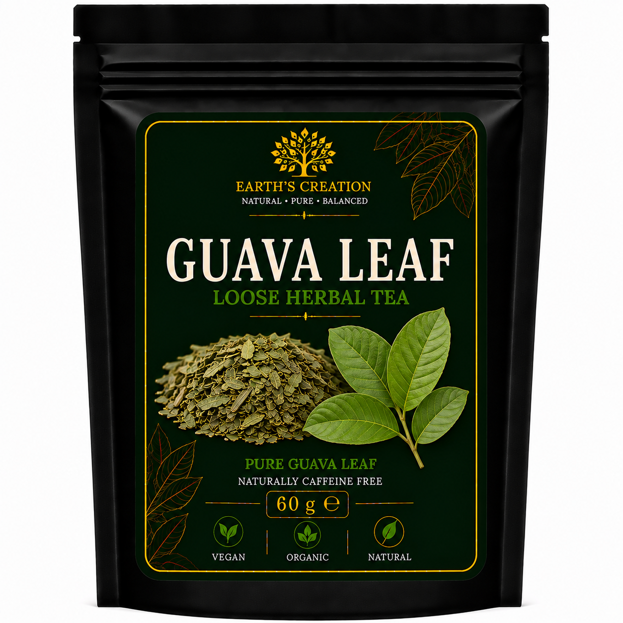 Guava Leaf Psidium guajava traditional dried herbal leaf